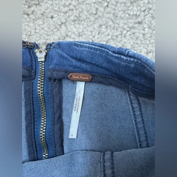 Free People Mini Denim Skirt - Picture 3 of 3